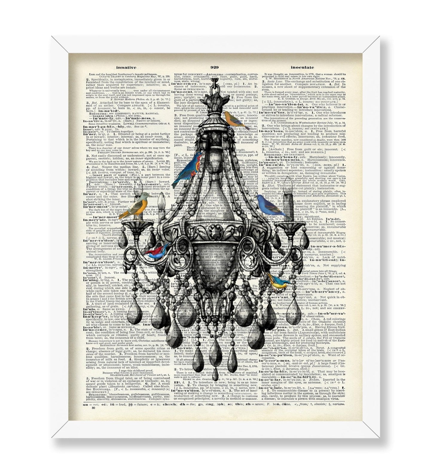 Hummingbirds on Chandelier