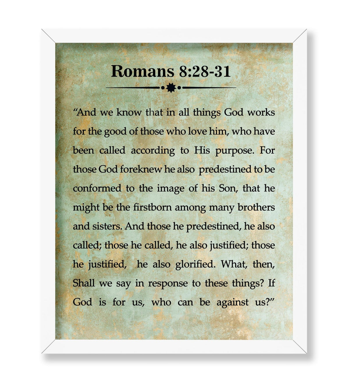 Romans 8:28-31
