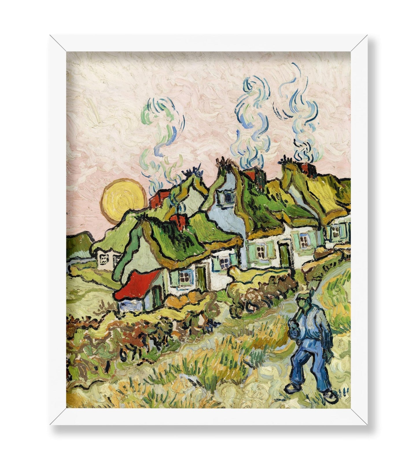 Van Gogh - Houses and Figure