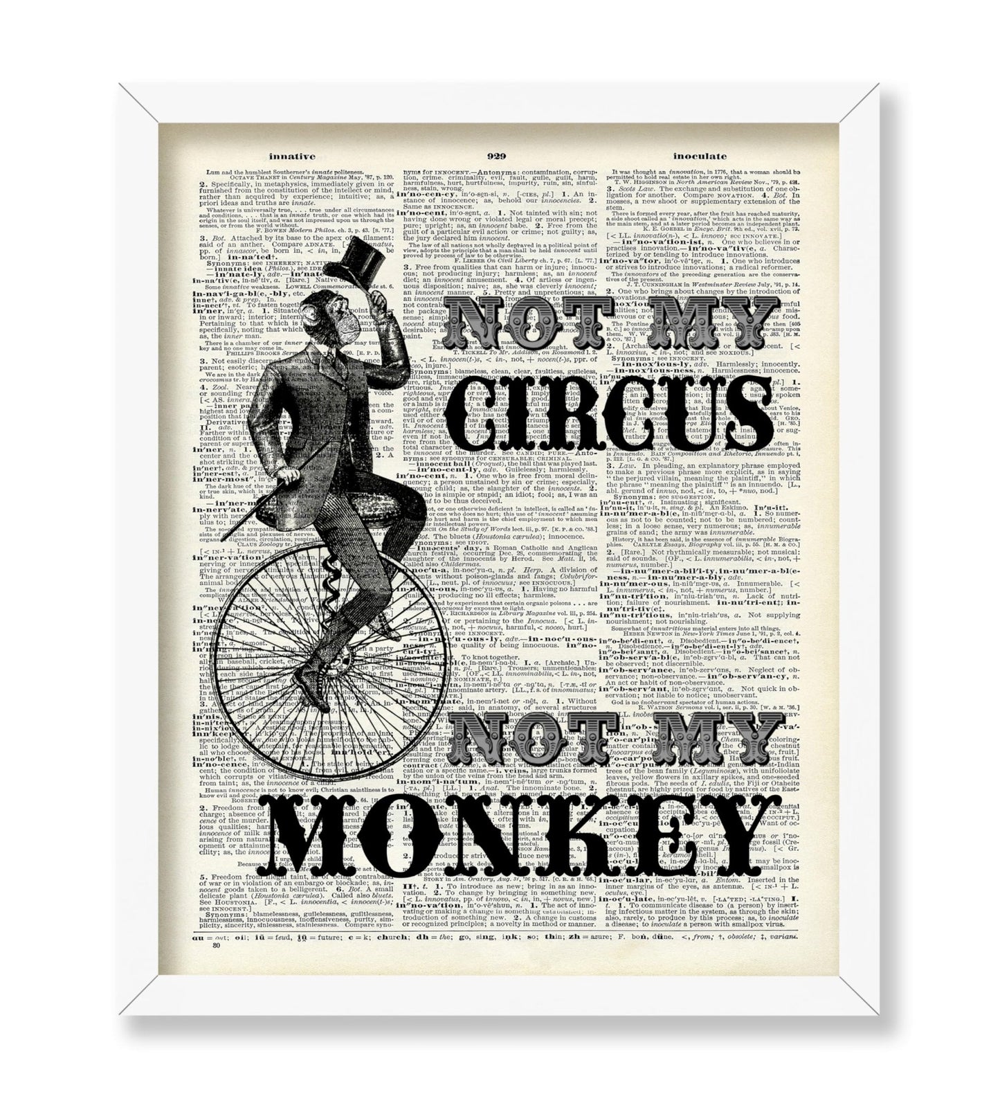 Not My Circus Not My Monkey No2