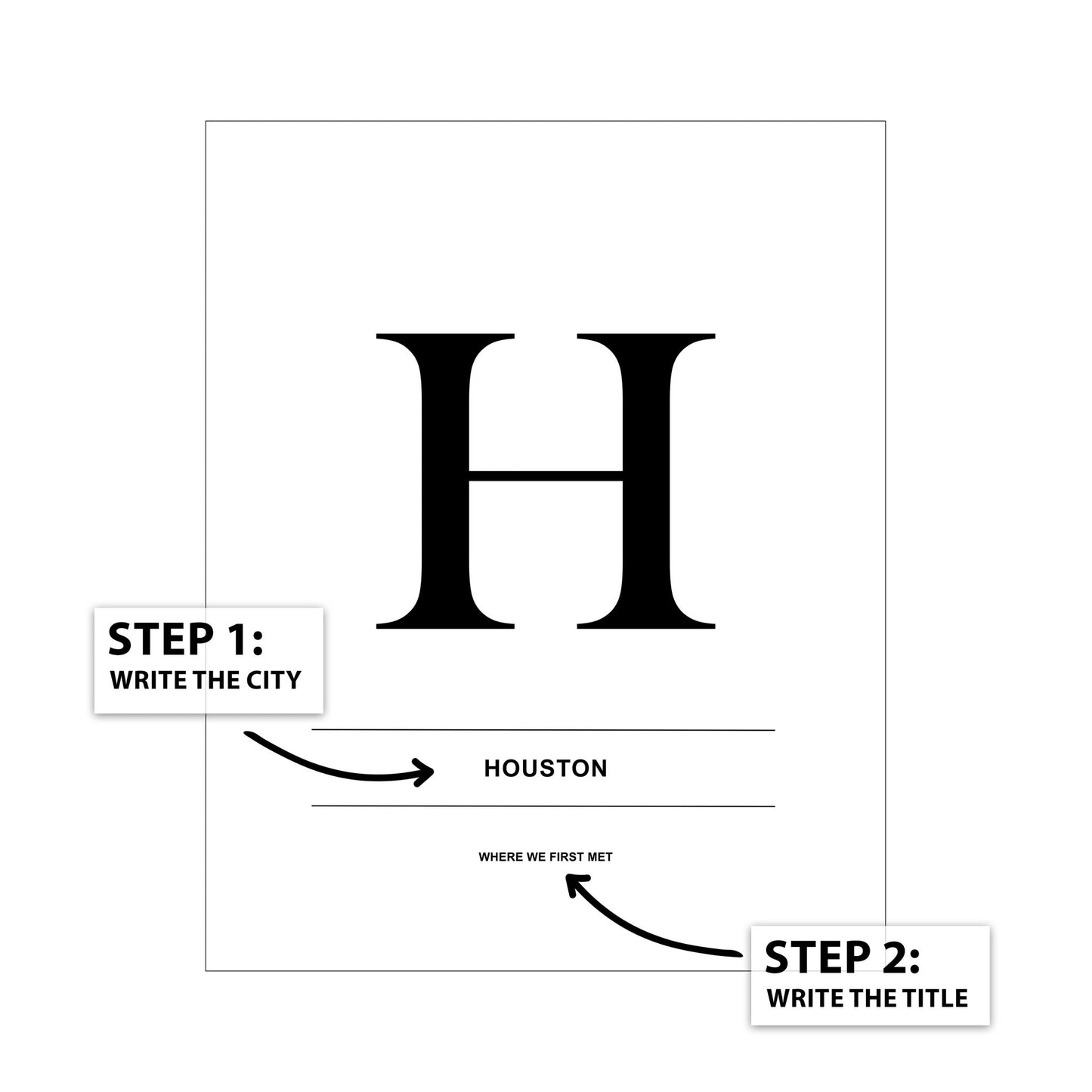 Letter H - City