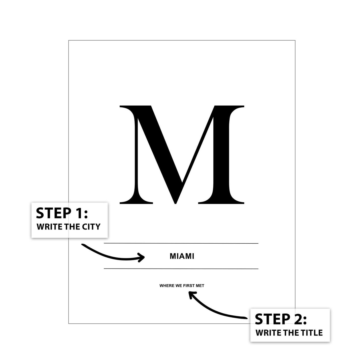 Letter M - City