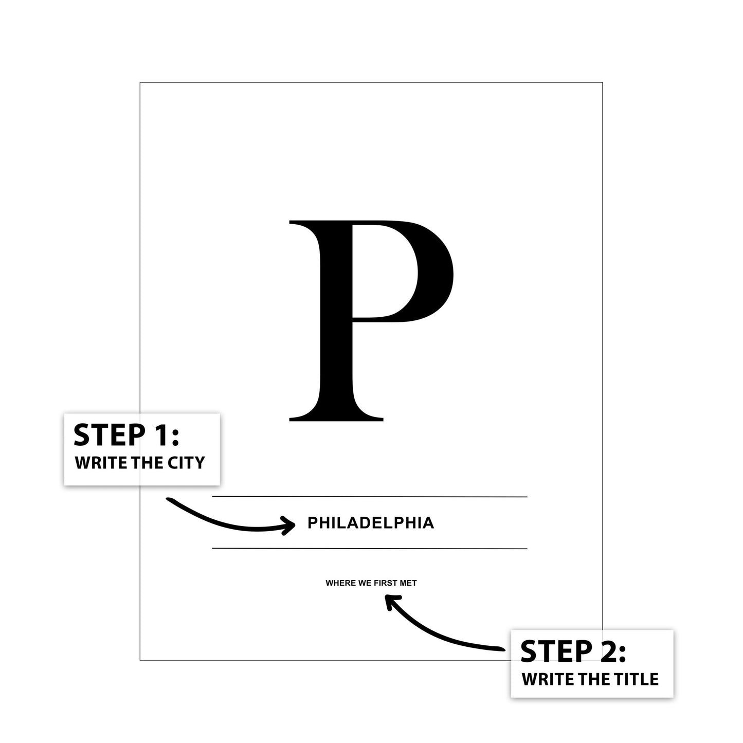 Letter P - City