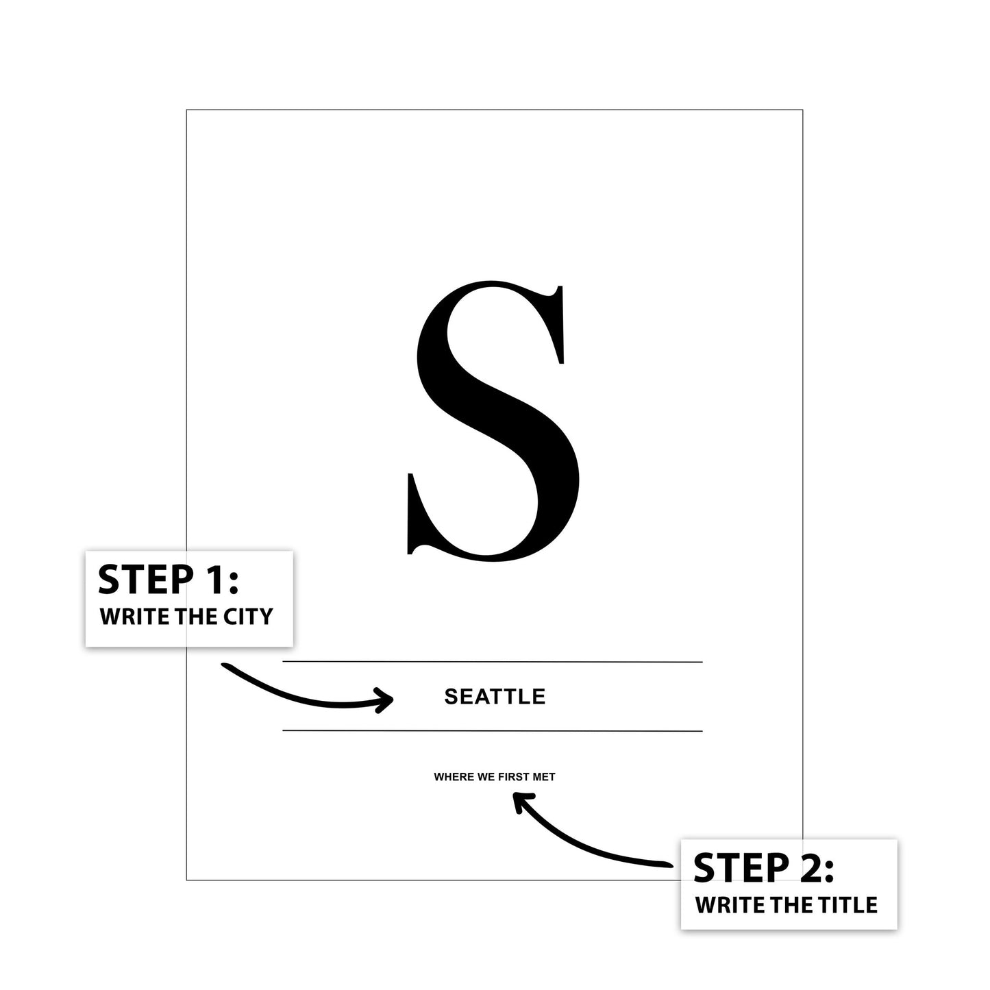 Letter S - City