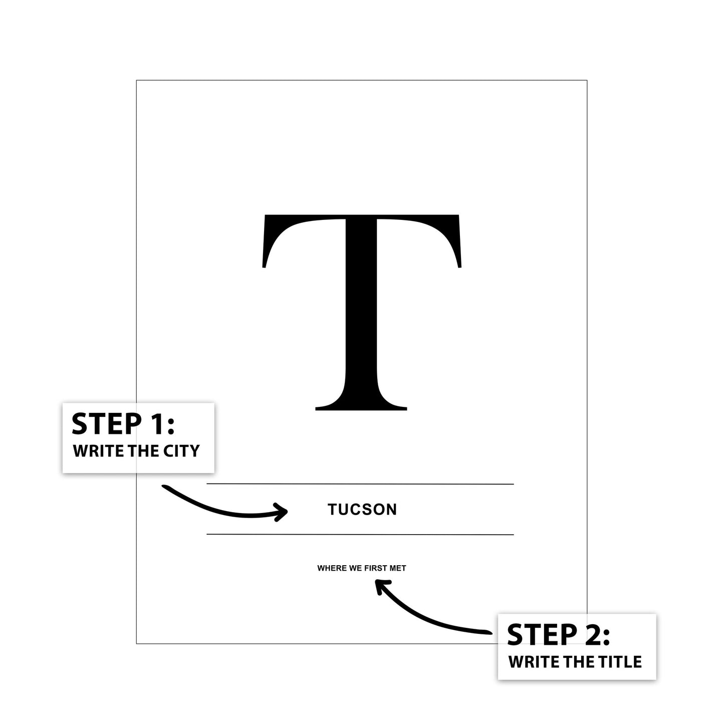 Letter T - City