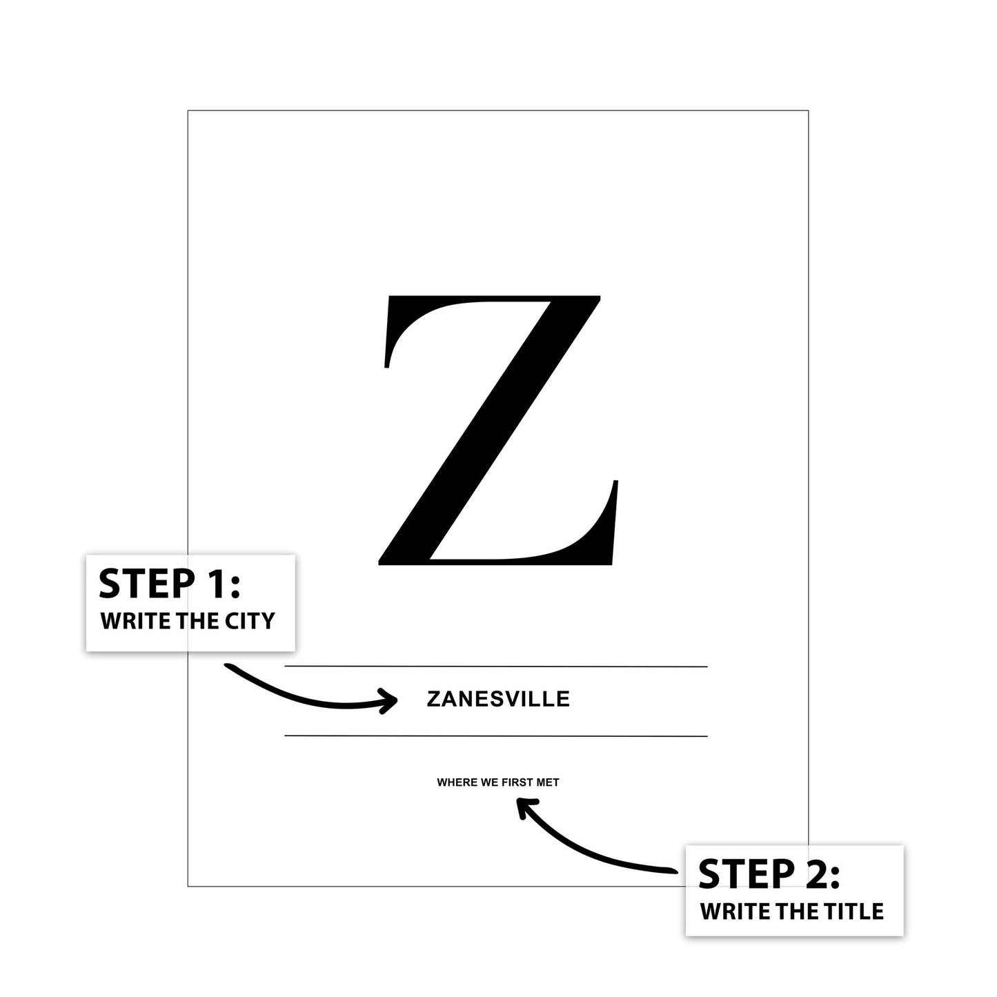 Letter Z - City