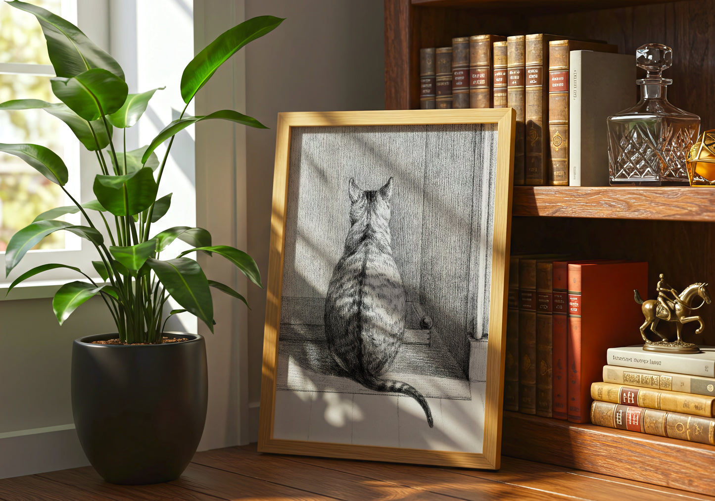 Jean Bernard - Sitting Cat