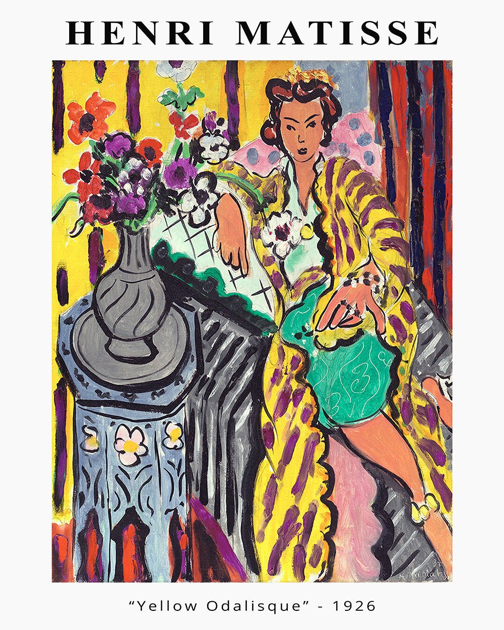 Henri Matisse Yellow Odalisque Poster Master henri-matisse-yellow-odalisque-poster-master