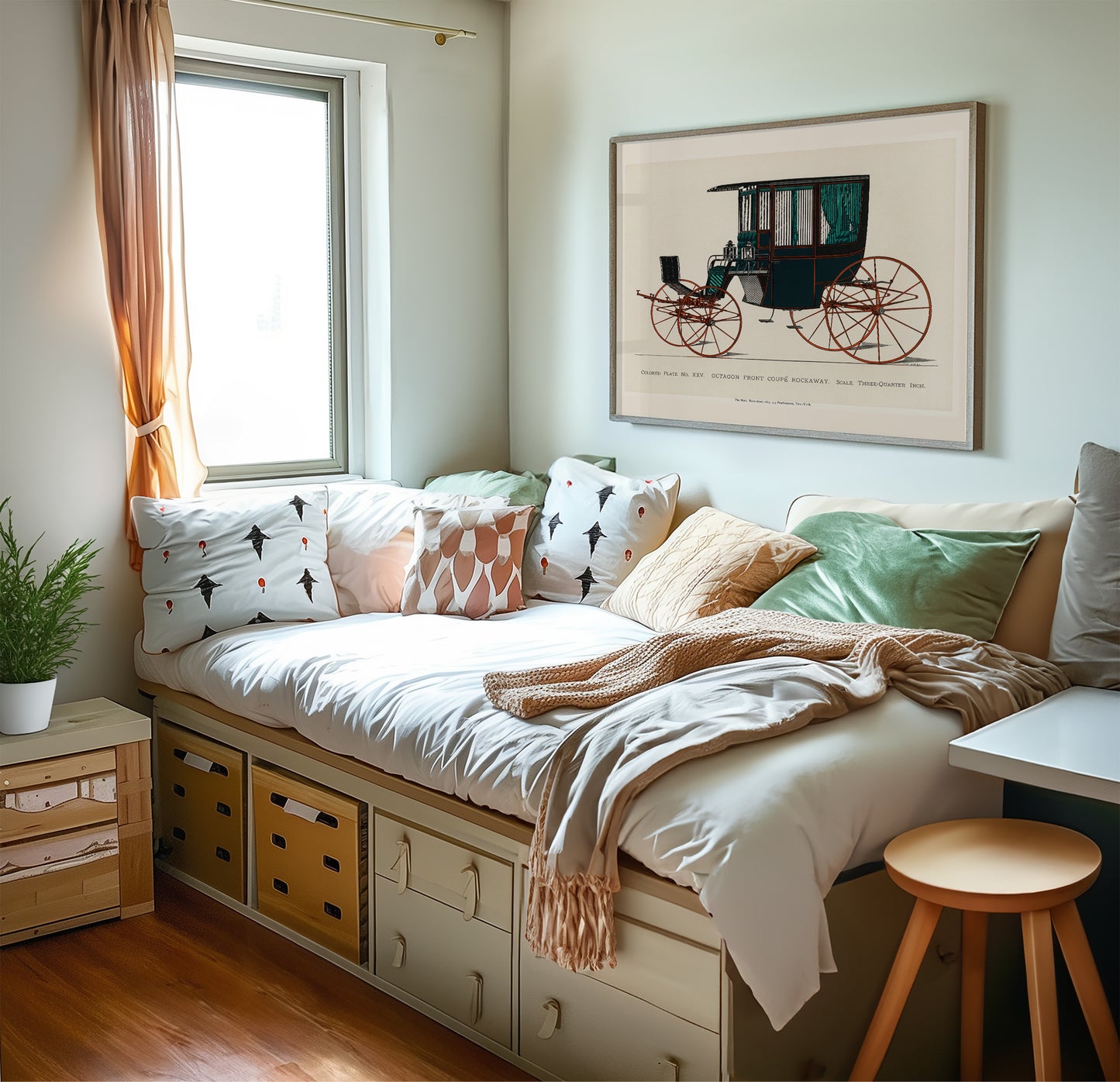 Brougham Antique Carriage