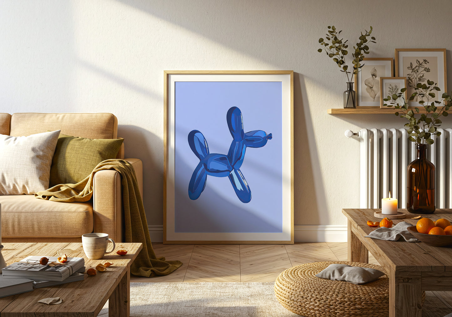 Blue Balloon Dog