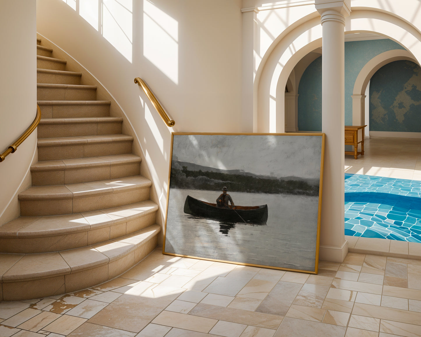 Winslow Homer - Playing A Fish