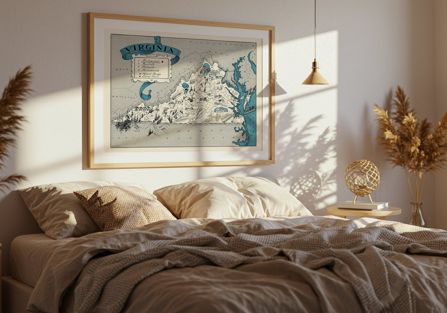 Virginia Pictorial Map