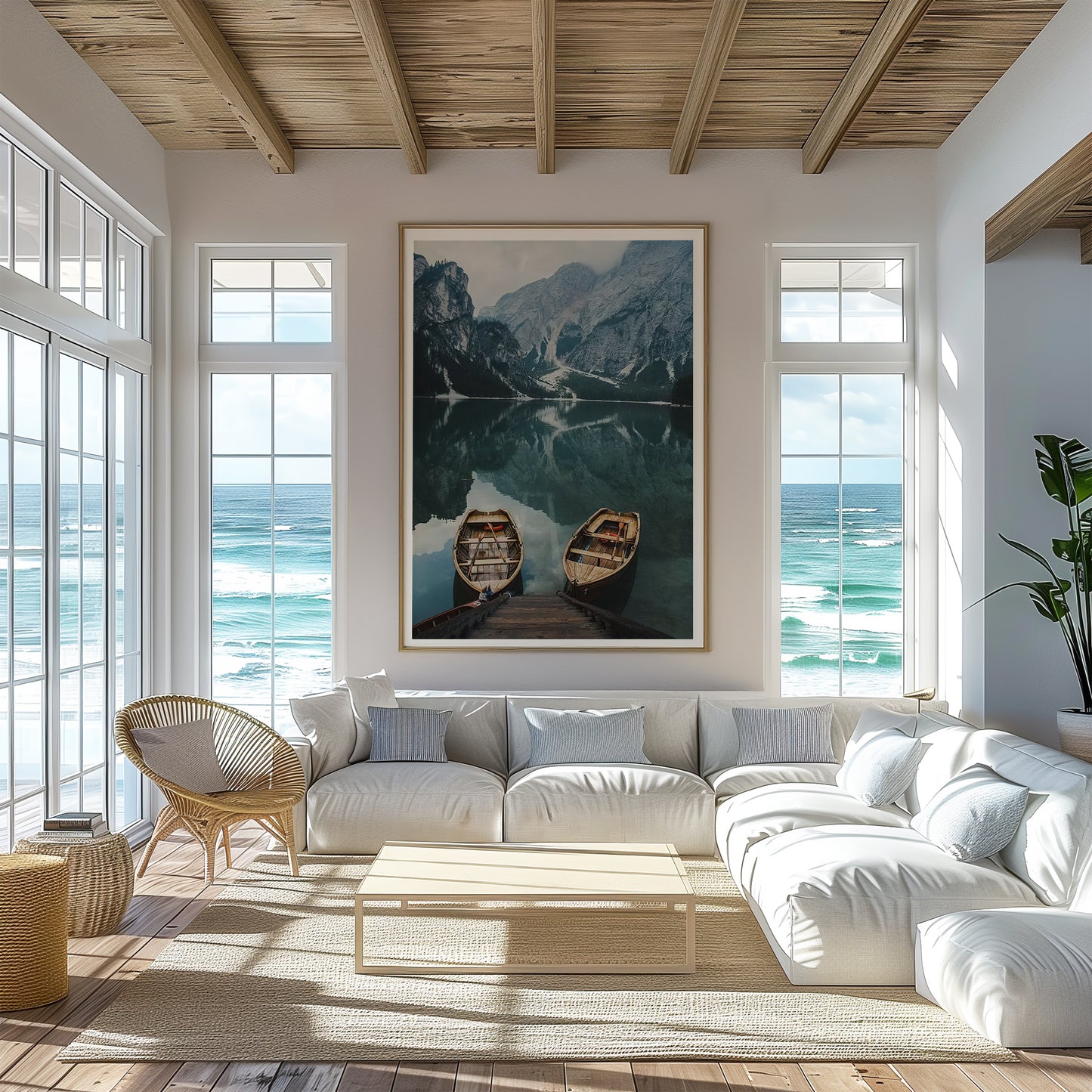 Boats at Lago di Braies