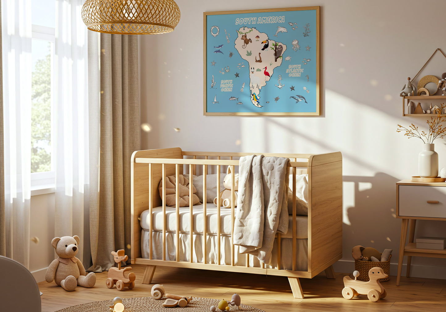 Animal Map of South America