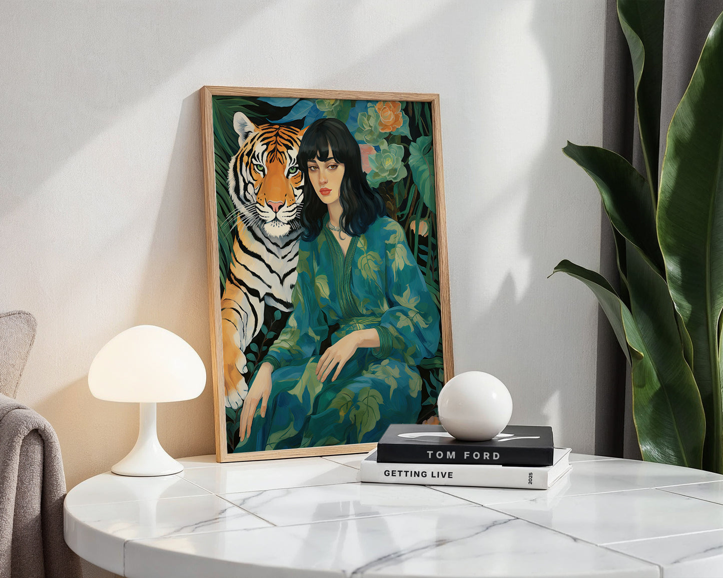 Woman With A Tiger No1