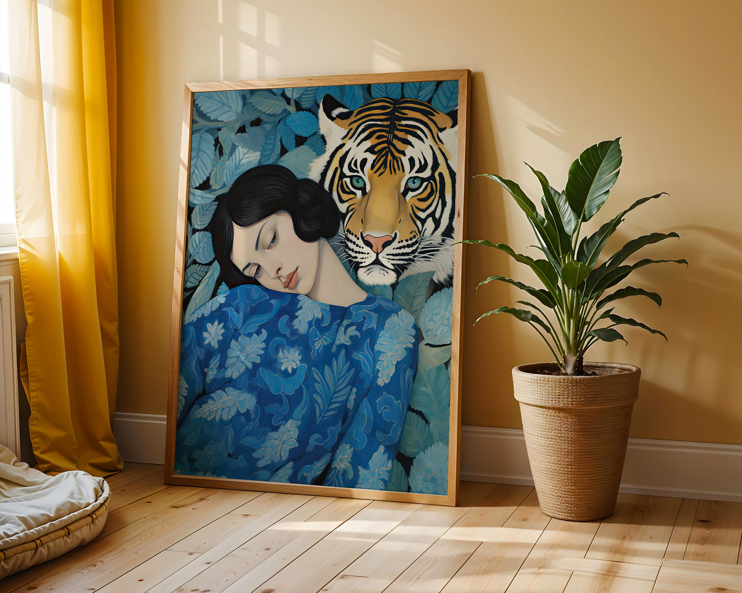 Woman With A Tiger No2