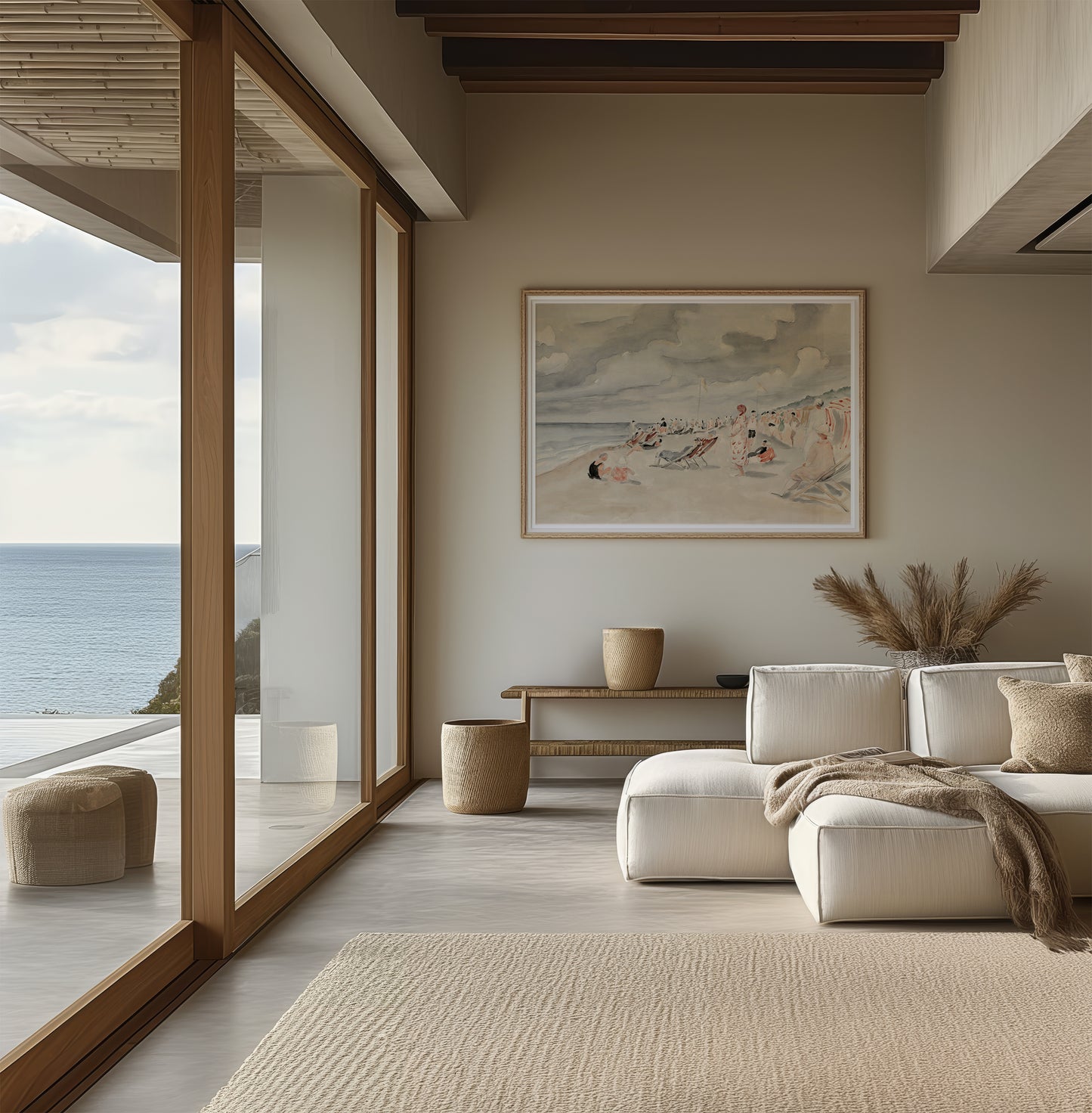 Henri Lebasque - La Plage De Deauville