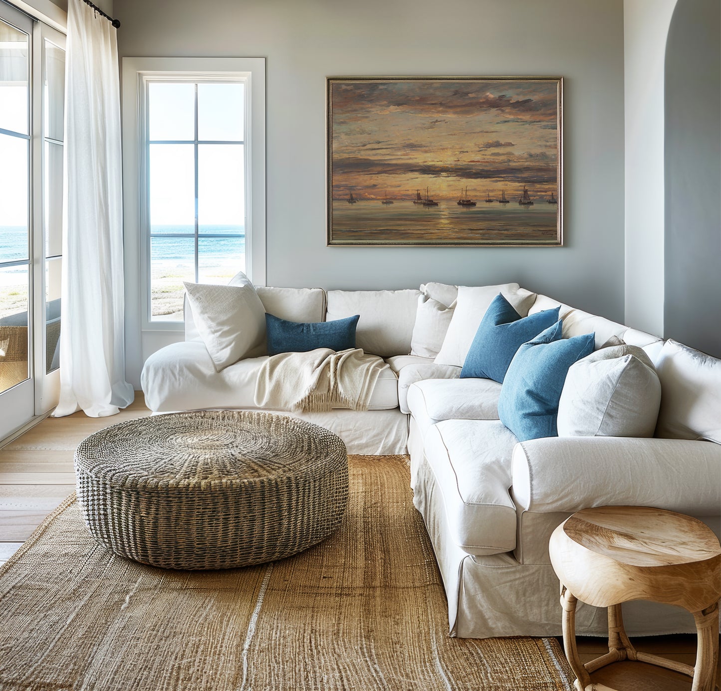 Hendrik Willem Mesdag - Sunset at Scheveningen