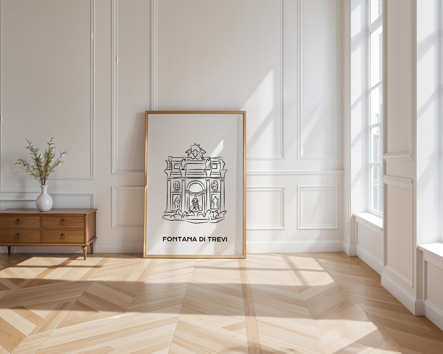 Trevi Fountain Sketch