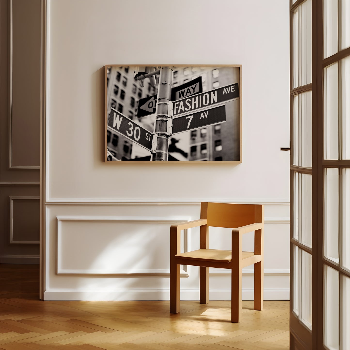 Fashion Avenue Street Sign