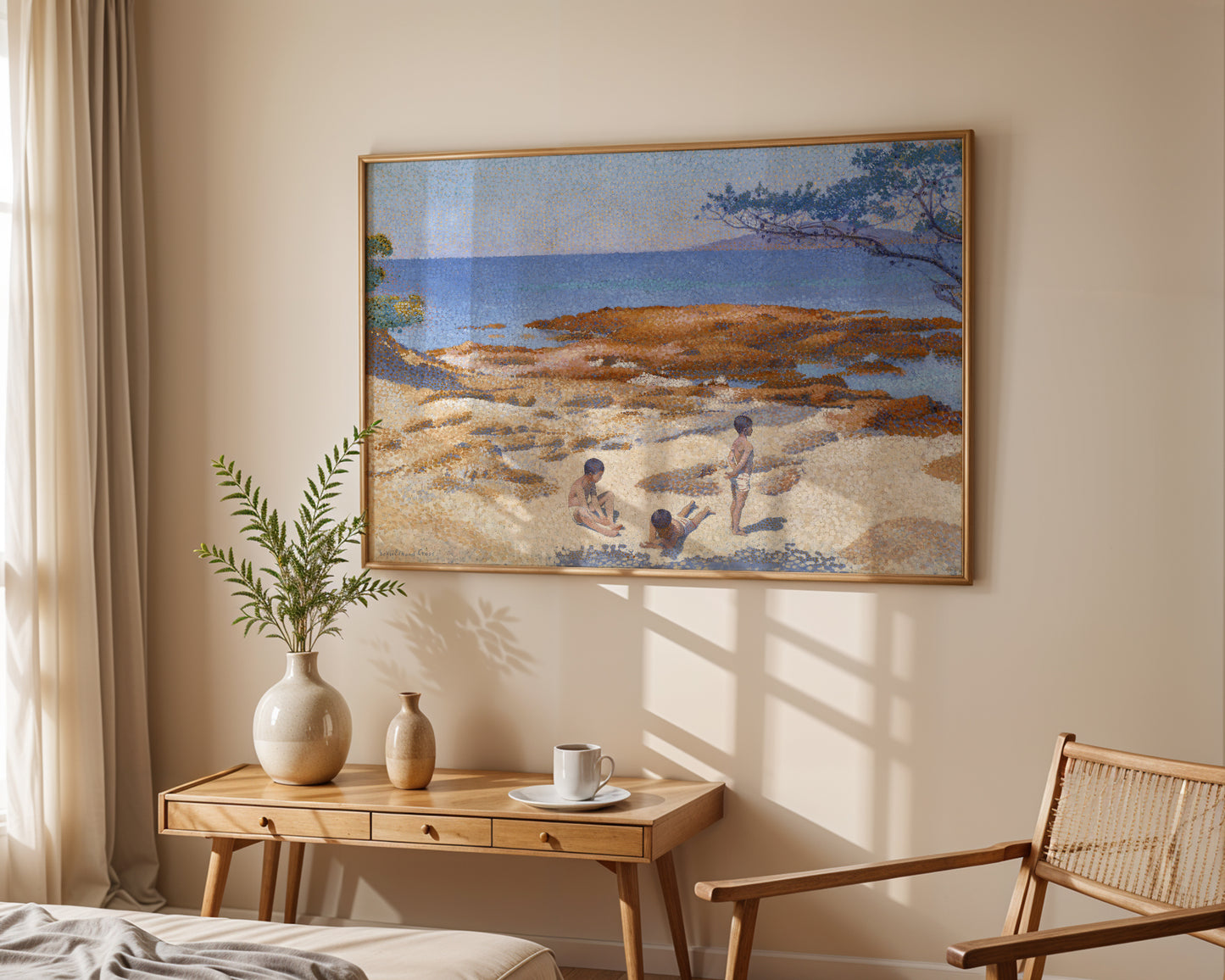 Henri Edmond Cross - Beach at Cabasson No2