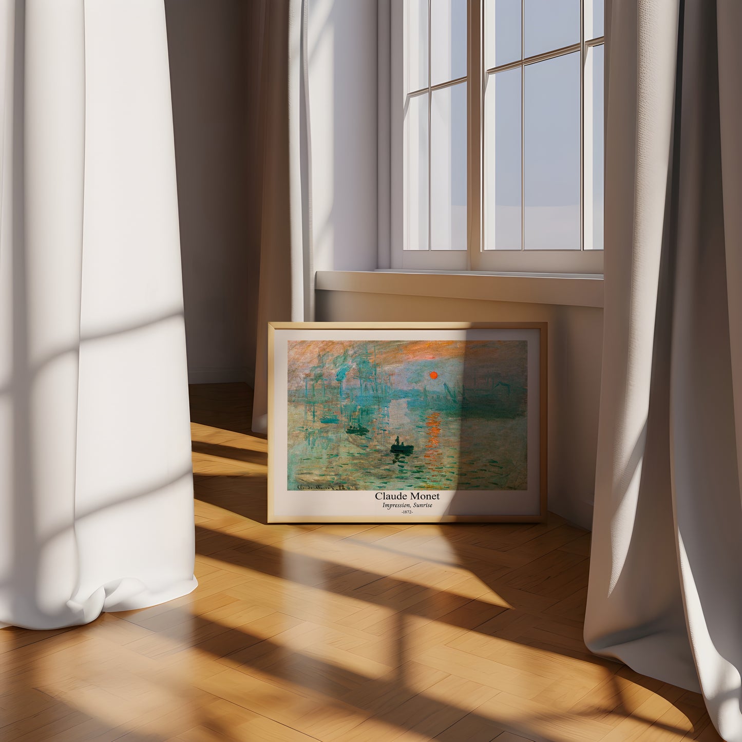 Claude Monet - Impression Sunrise No1