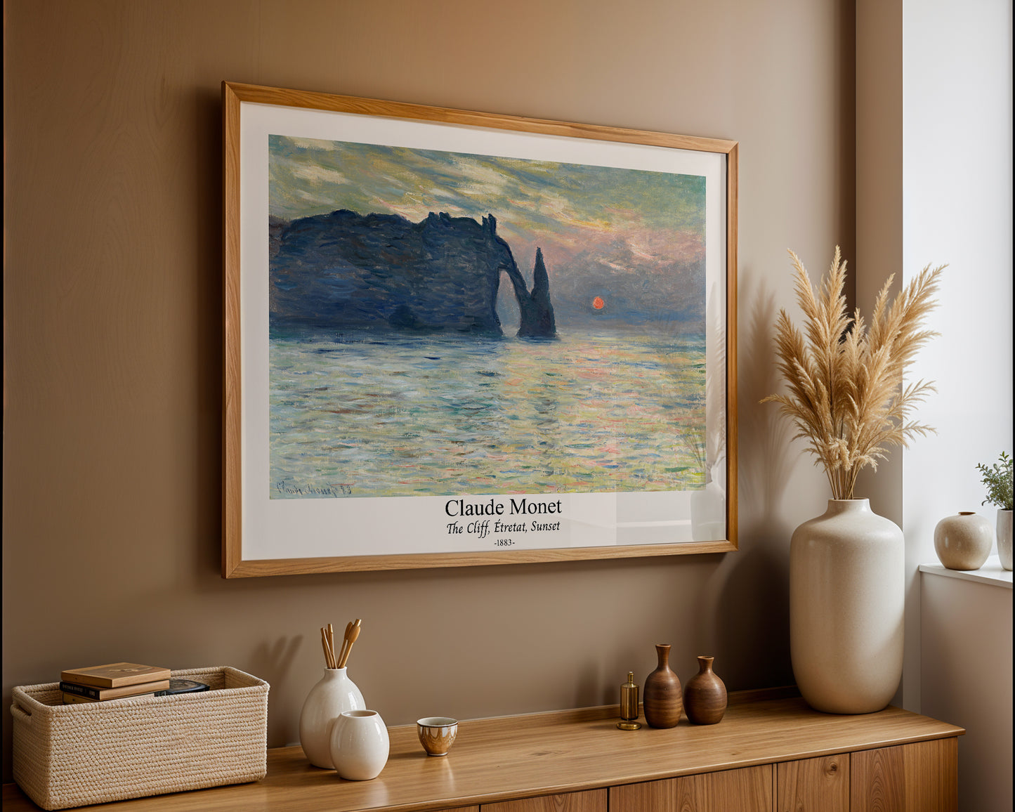 Claude Monet - The Cliff