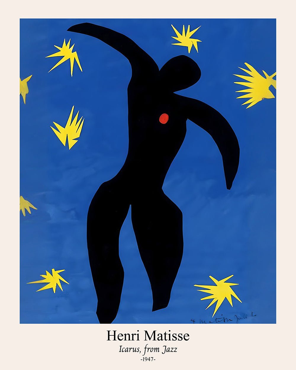 Henri Matisse Icarus From Jazz Poster Master henri-matisse-icarus-from-jazz-poster-master