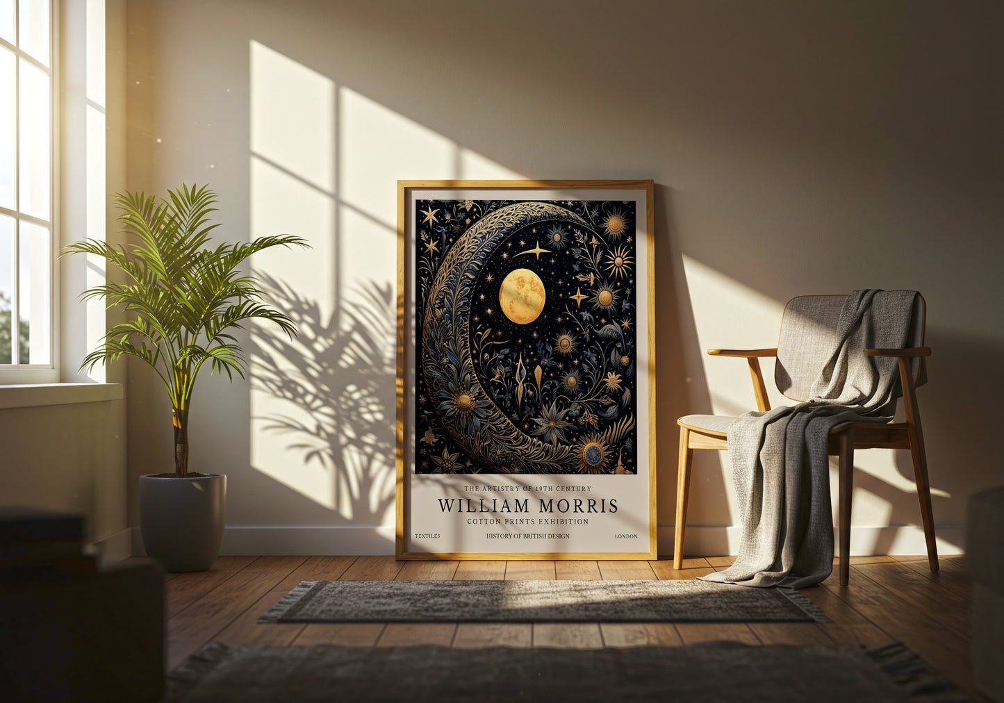 William Morris - Moon & Stars No1