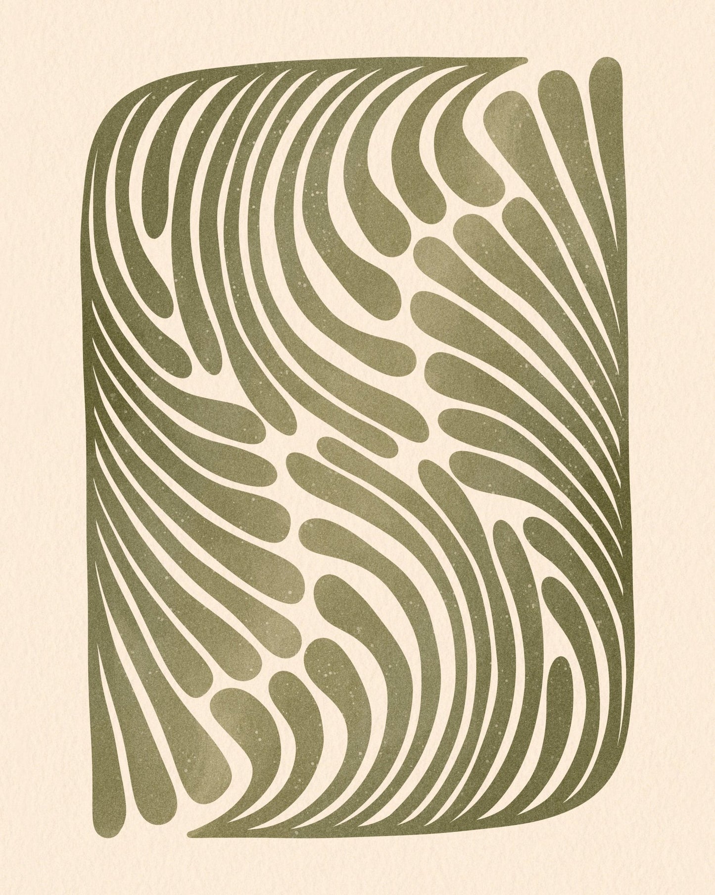 Muted Green Botanical
