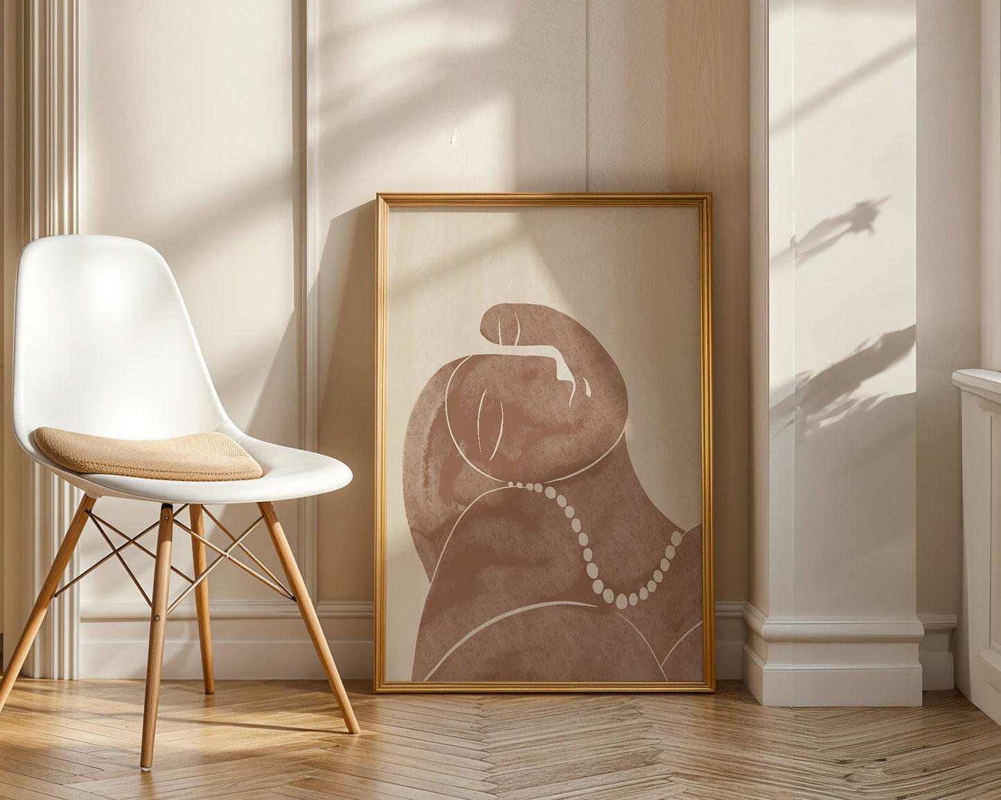 Woman with Pearl Necklace