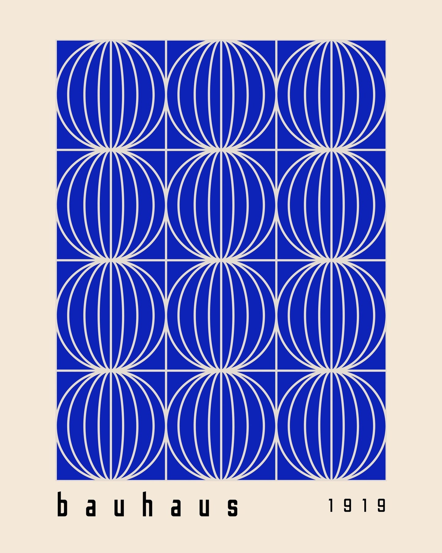 Bauhaus - Blue Geometric