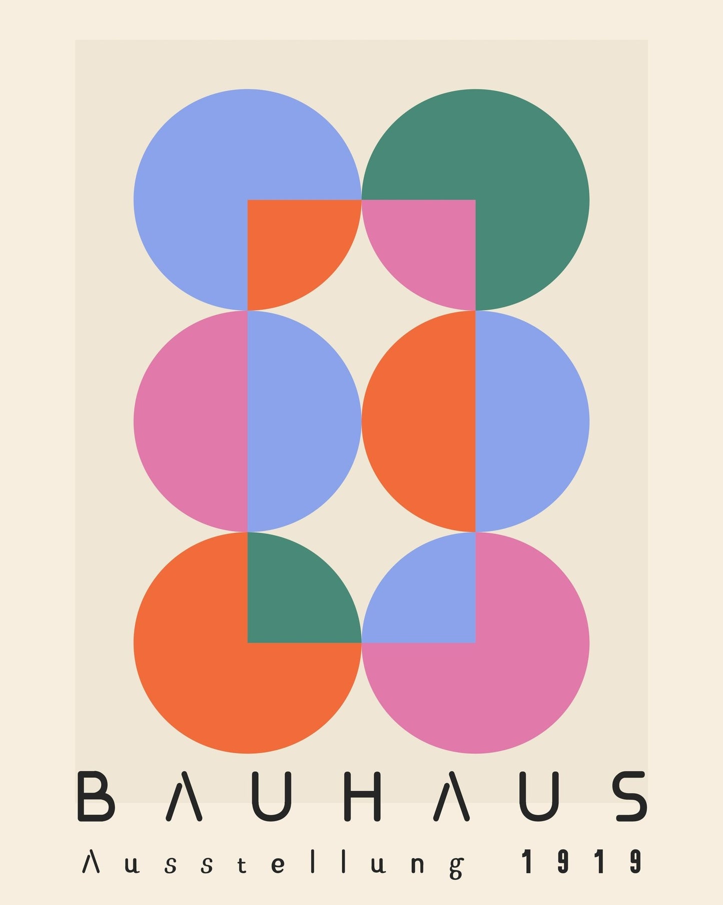 Bauhaus - Colorful Circles