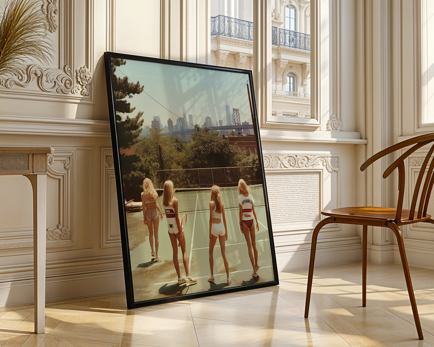 New York Tennis Court Girls