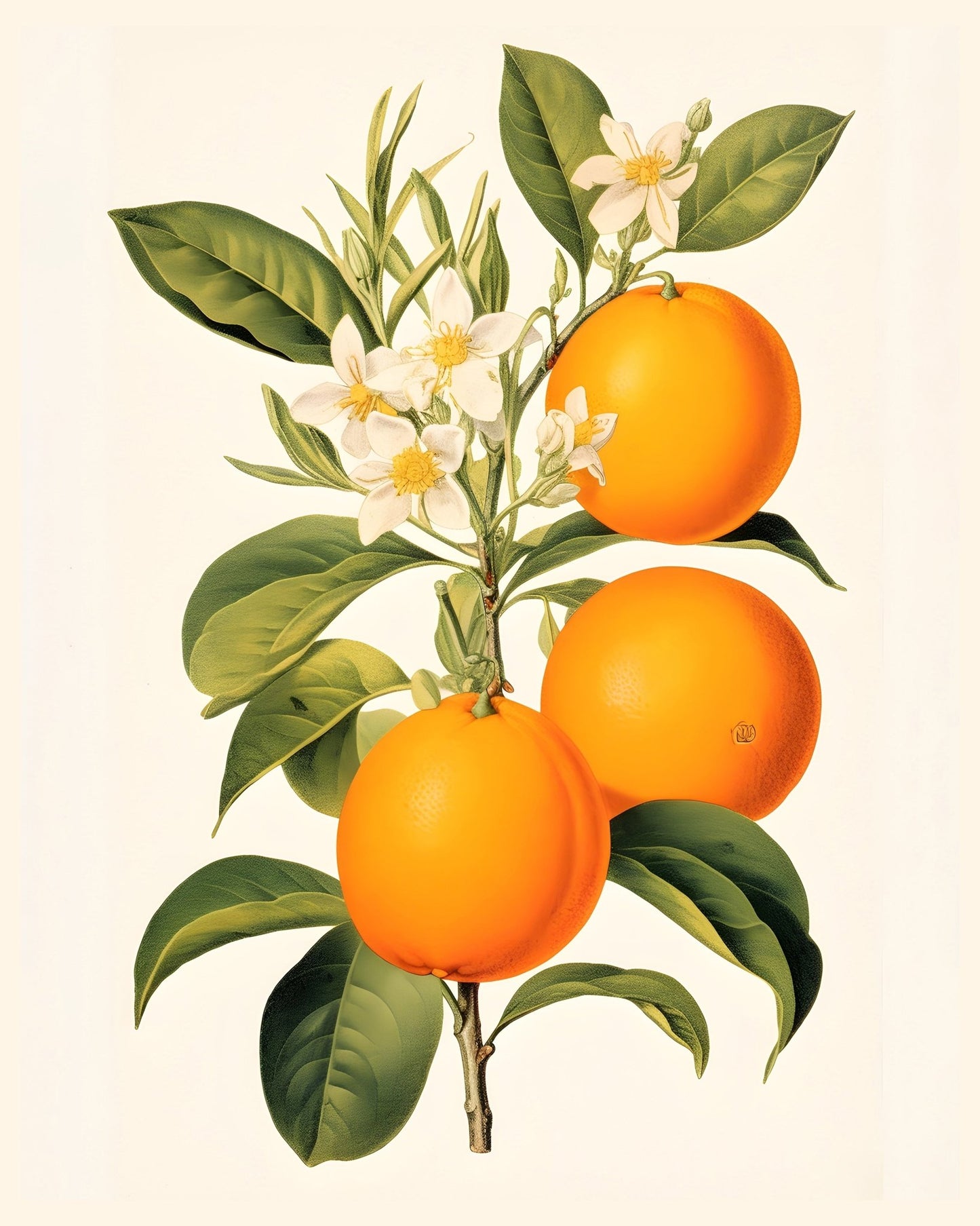Orange Tree Branch