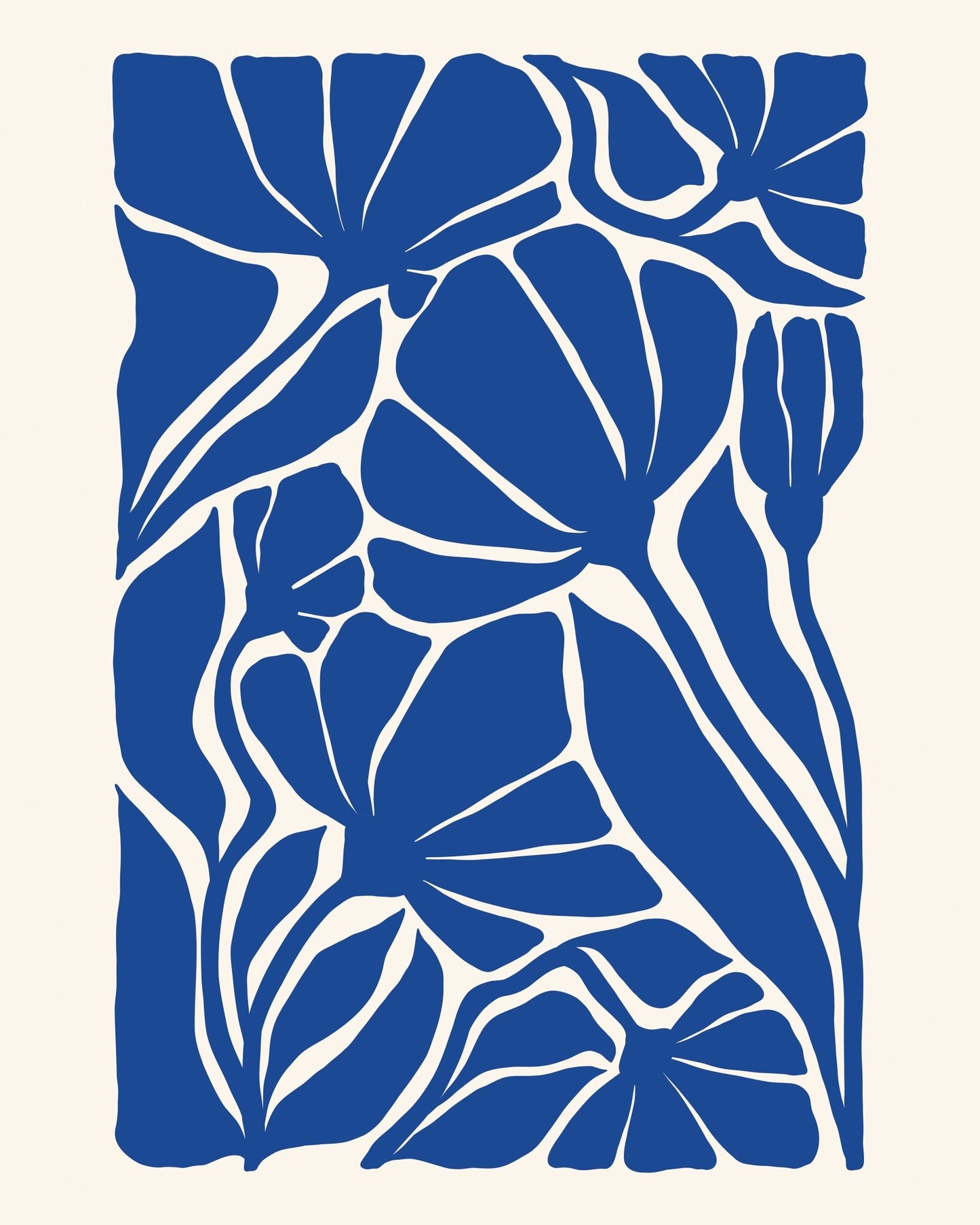 Groovy Blue Flowers