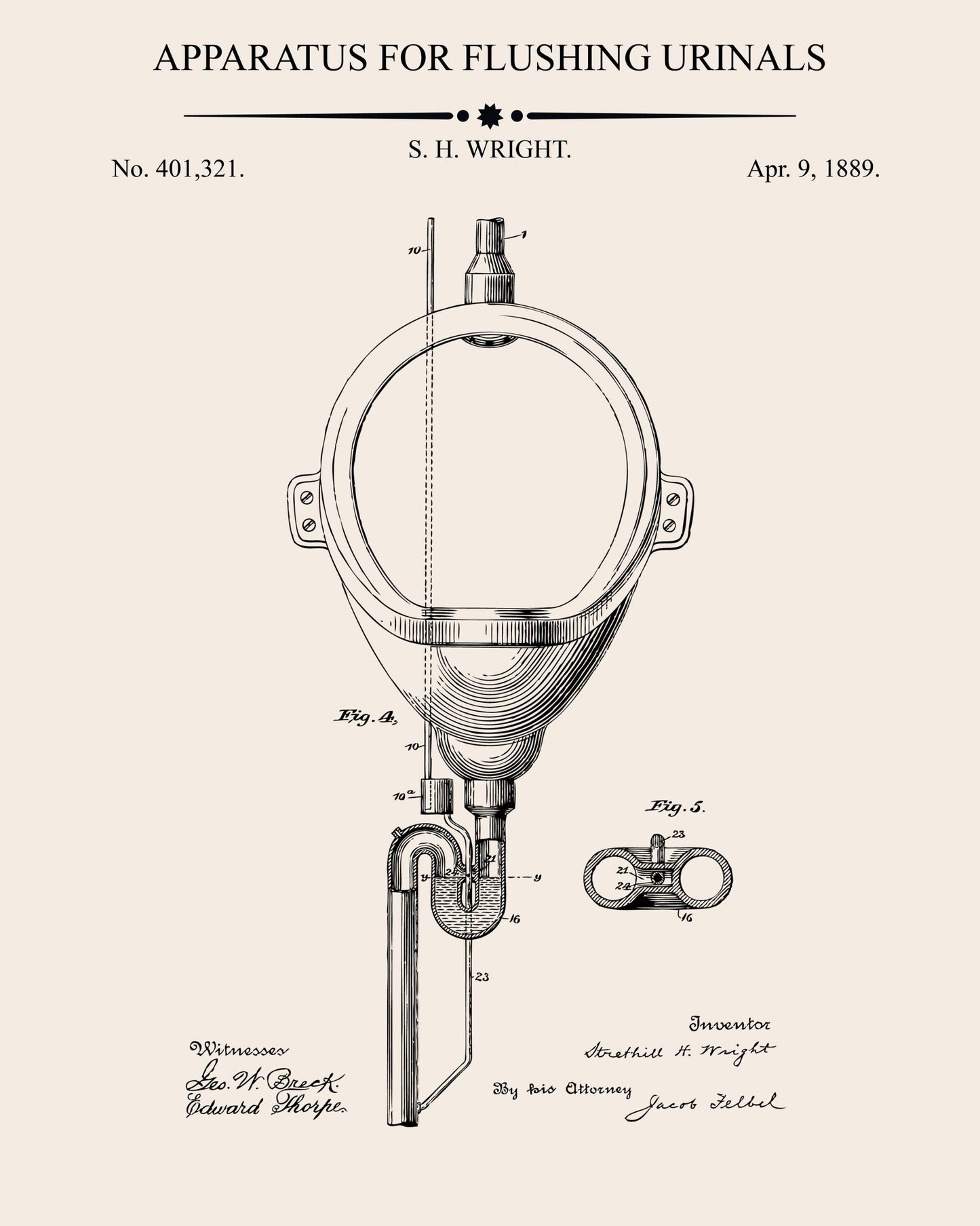 Apparatus for Flushing Urinals