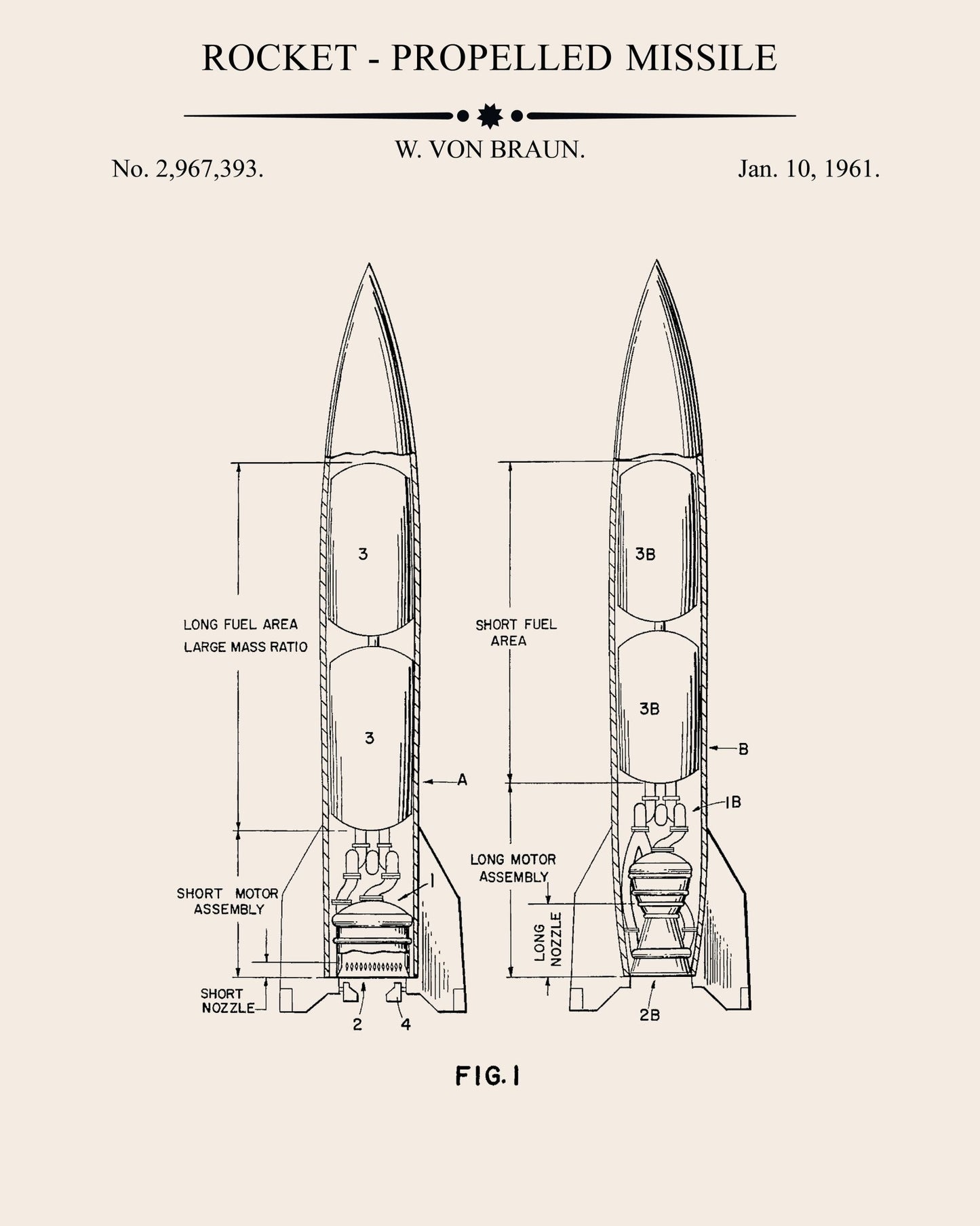 Rocket-Propelled Missile Patent