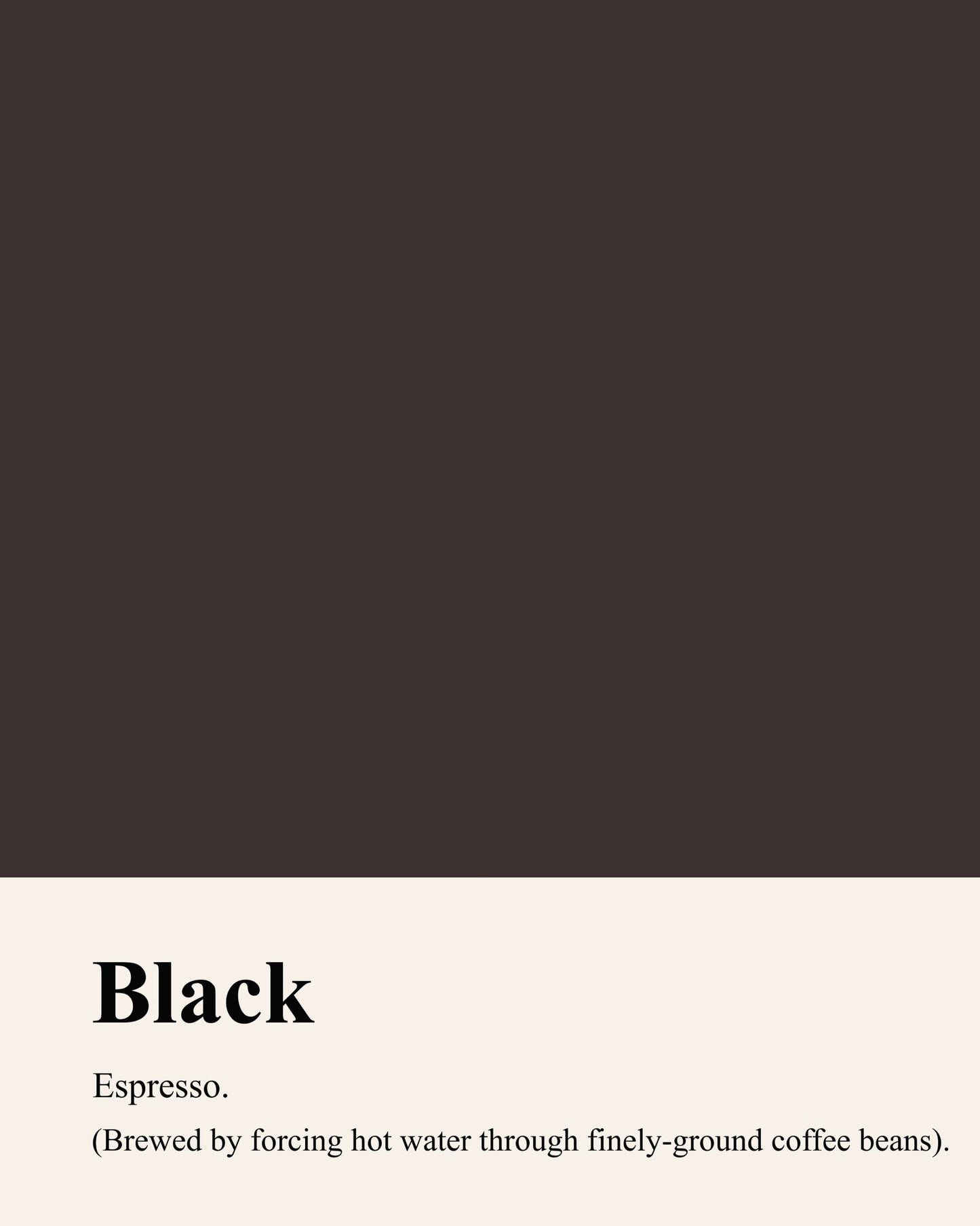 Black Coffee Definition