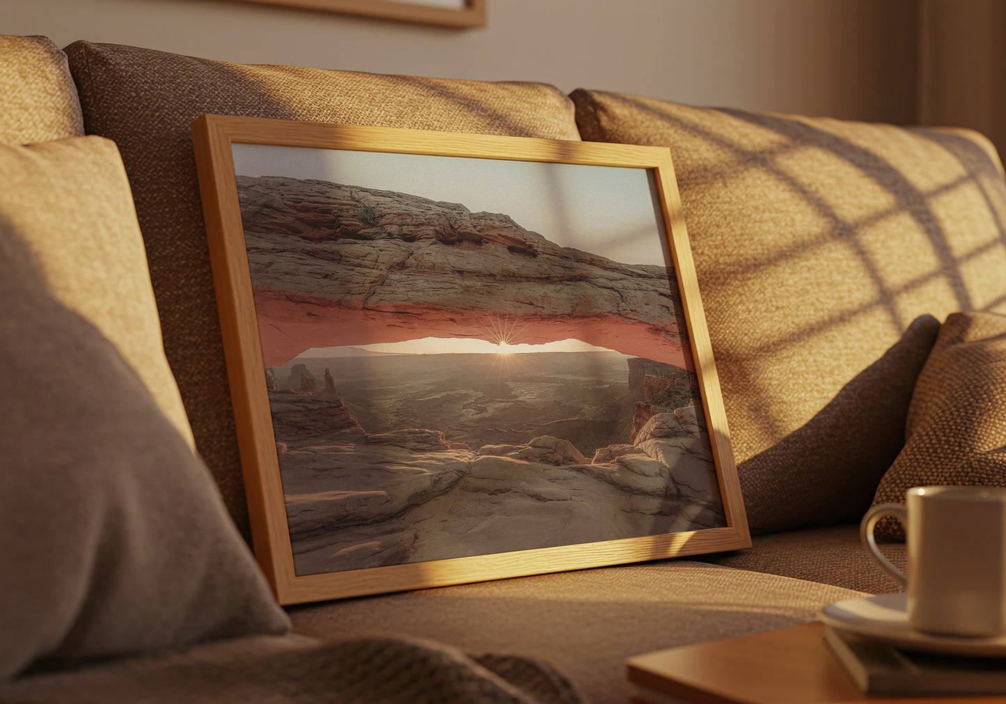 Sun Rays Through Mesa Arch