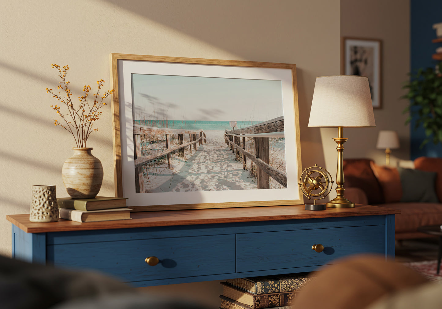 Wooden Boardwalk to Beach