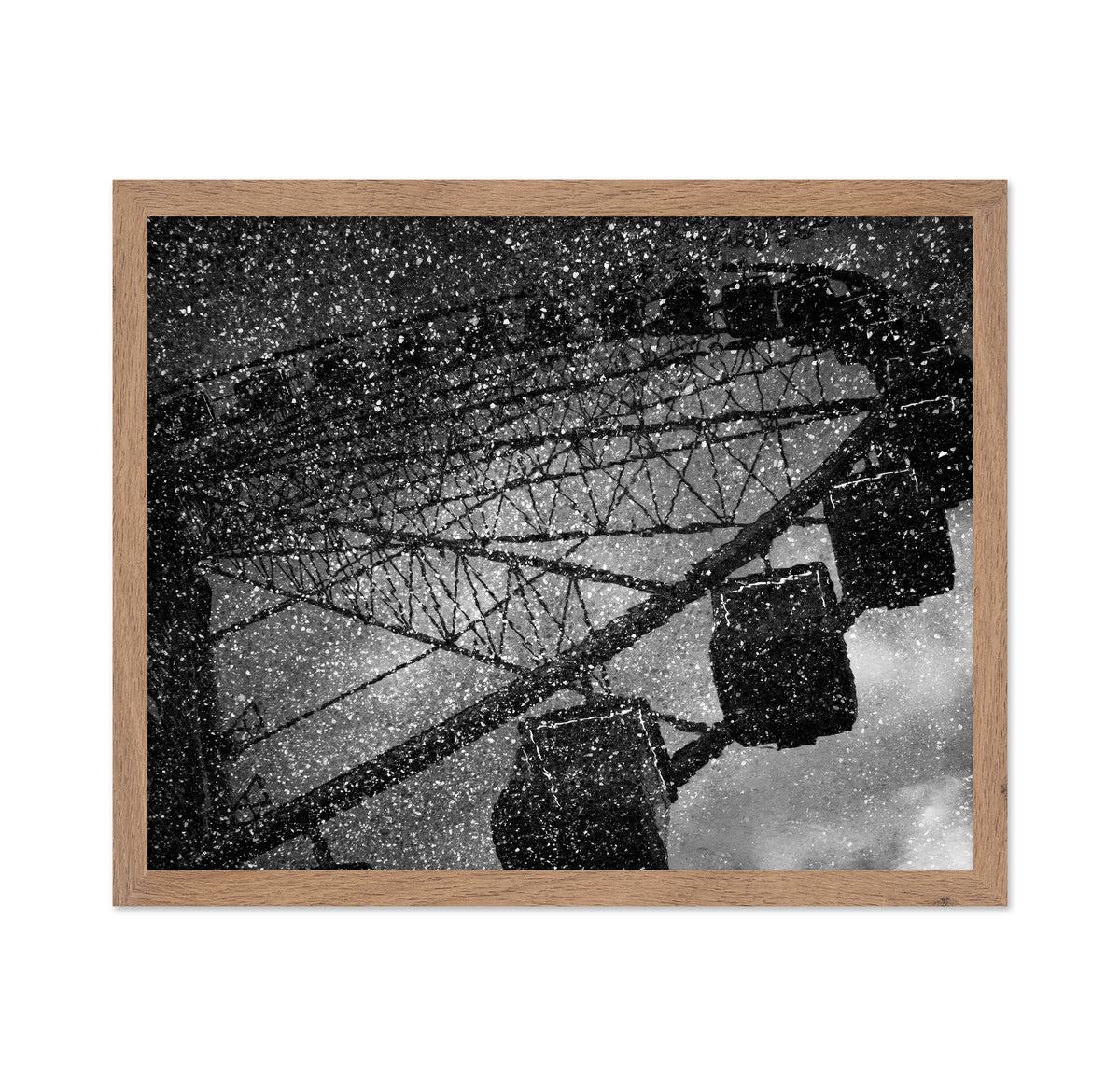 Ferris Wheel in Snowstorm