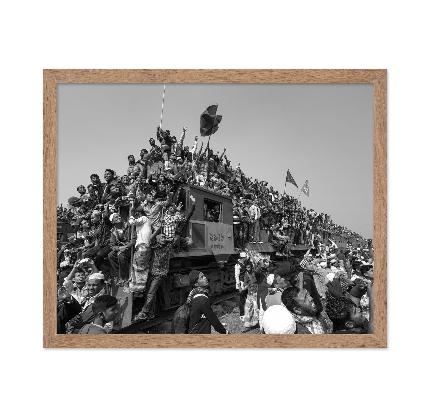 Overcrowded Train