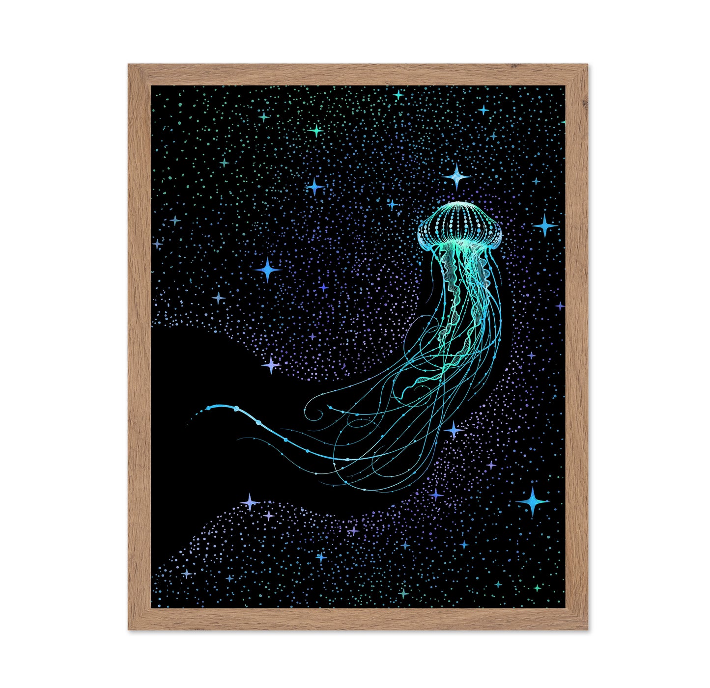 Starry Jellyfish Colored