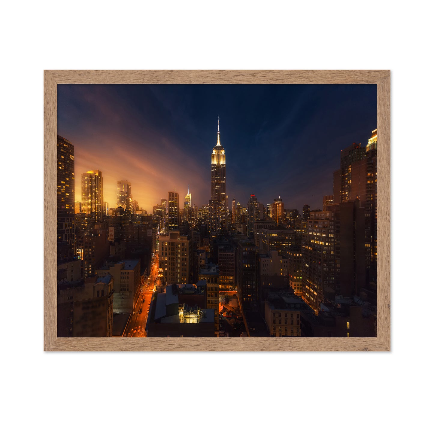 New York City Skyline at Dusk
