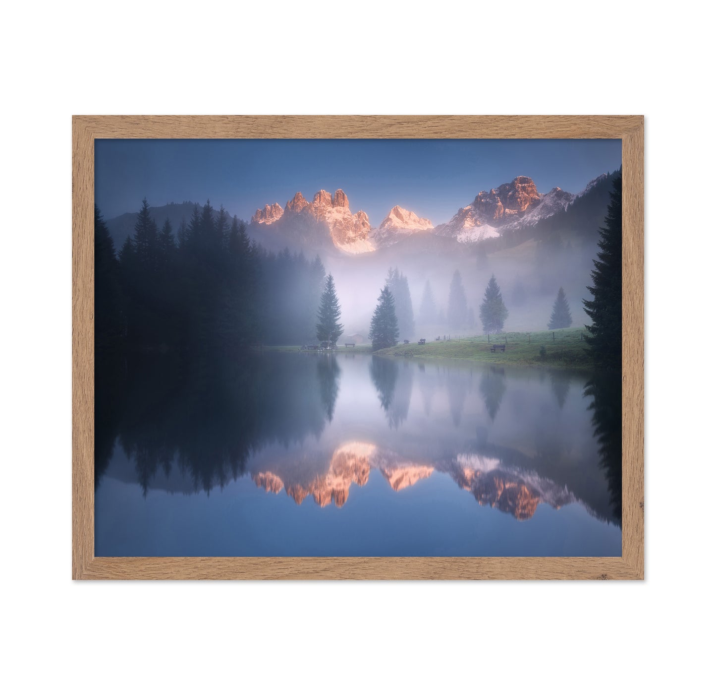 Mysterious Morning By The Lake