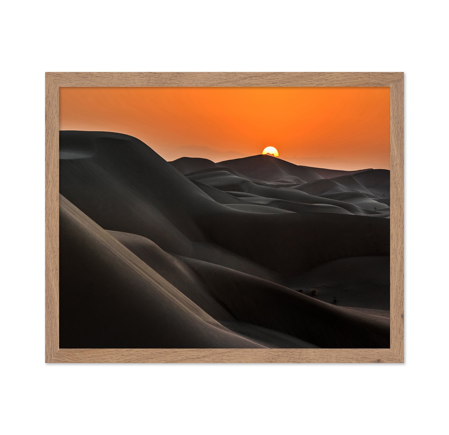 Sunrise Behind The Mountains