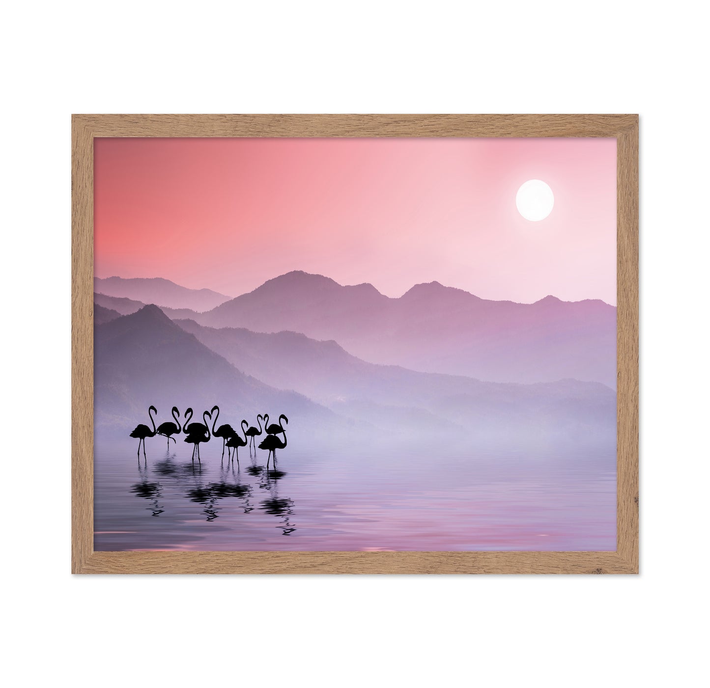 Flamingos Sunset