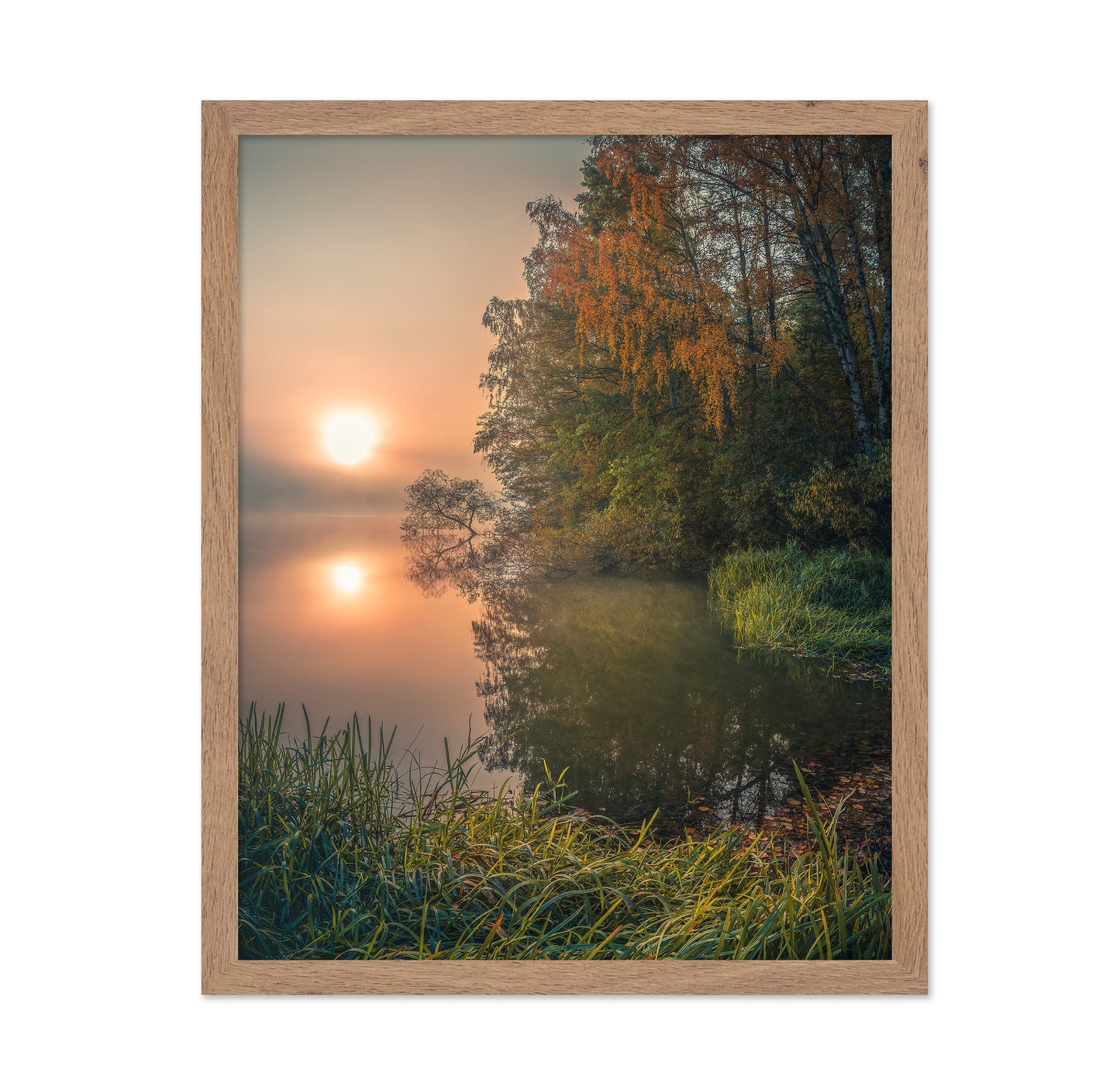Foggy Fall Lake