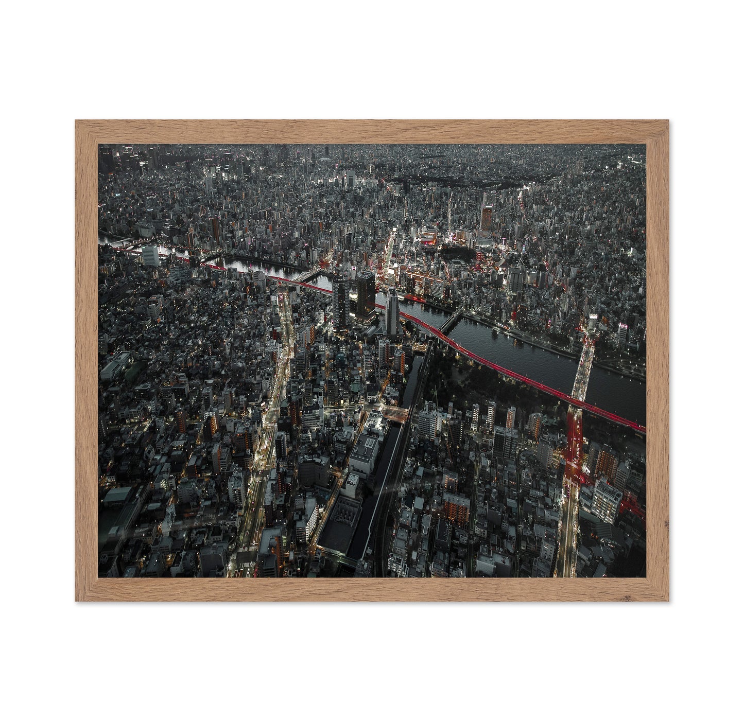 Red Line In The Dark Tokyo